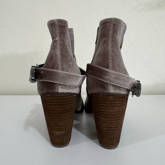 Not Rated Block Ankle Boots for Women for sale | eBay Not Rated Jibu Velvet Ankle Boot Nude Mauve Size 9.5